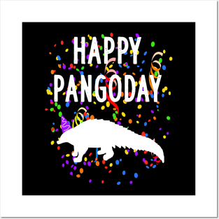 Pangolin Rescue Love Happy Pangoday Respect Posters and Art